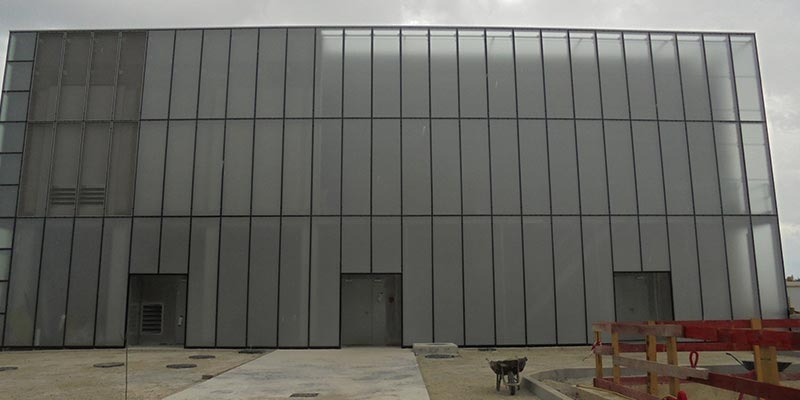 A privacy film as building's covering