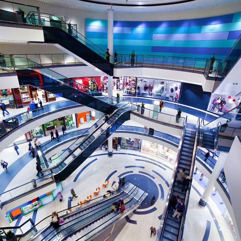 Beaugrenelle shopping center, glass roof