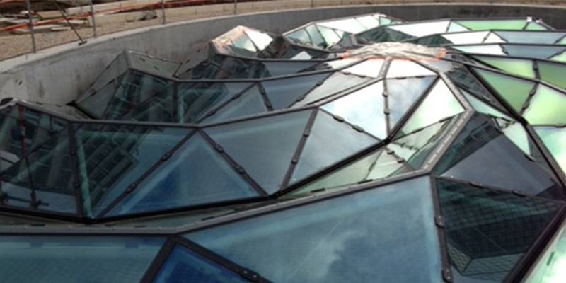 Beaugrenelle shopping center, glass roof